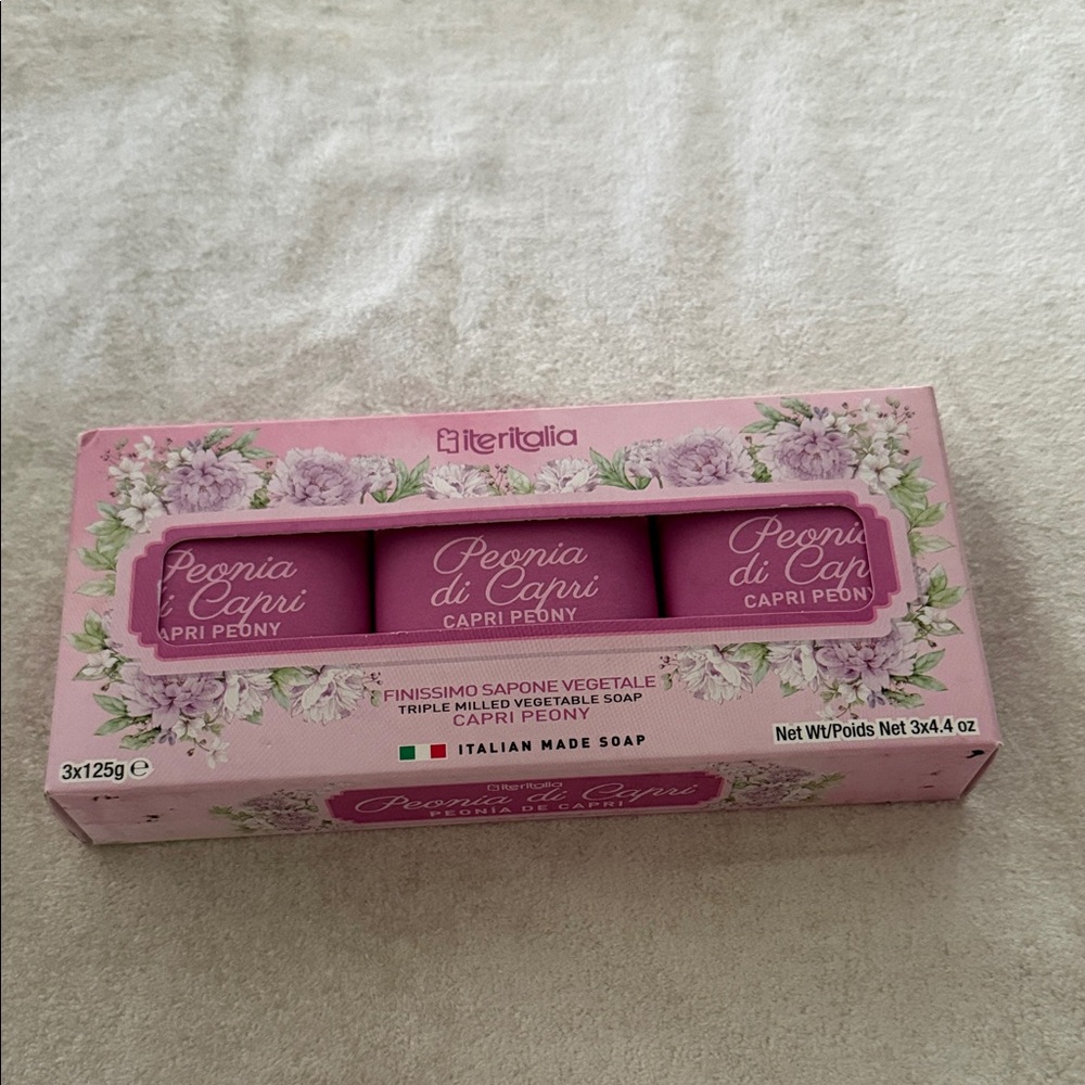 Nesti Dante Peonia di Capri Soap Set